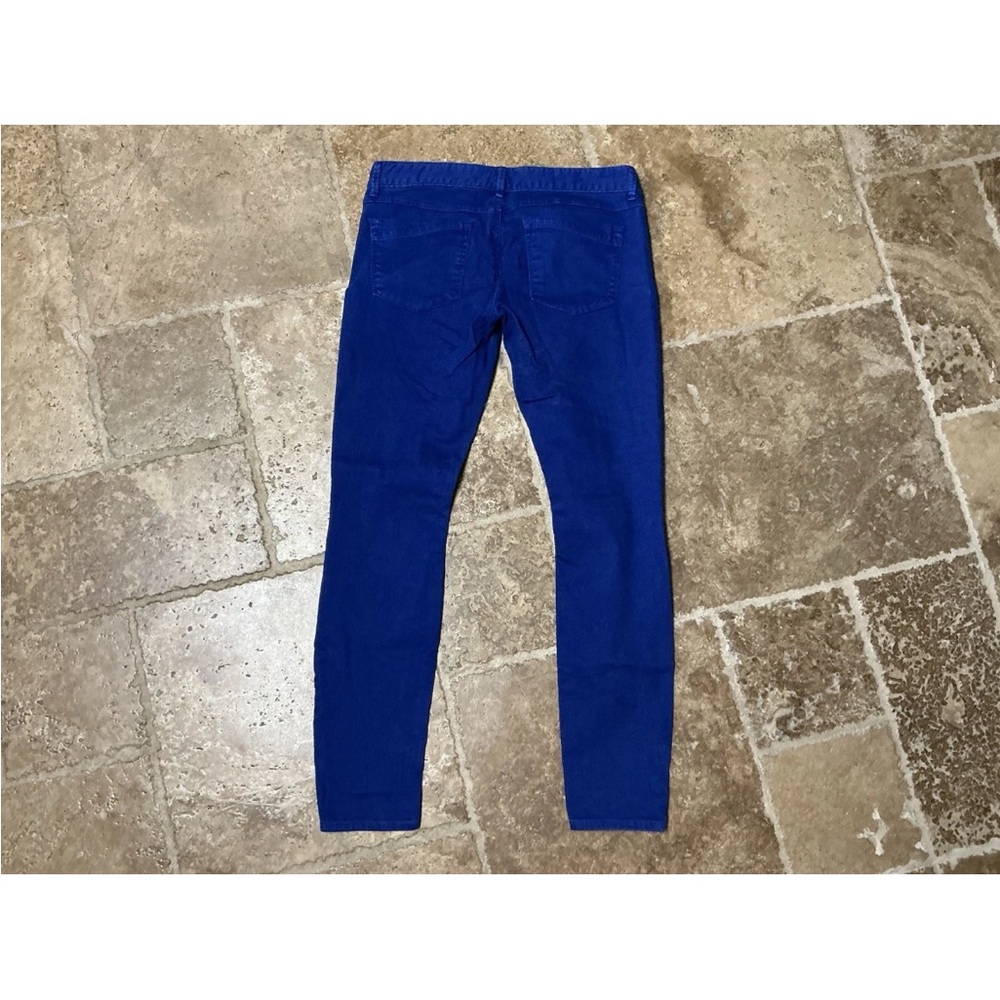 Express Zelda Women's Vibrant Blue Jean Leggings - Picture 3 of 7